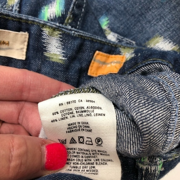 Anthropologie-pilcro & The Letterpress Jean Shorts Size 26 - Picture 8 of 8
